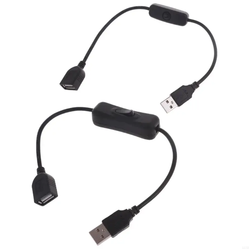 

462B USB Cable with Switches ON/OFF Cable Extension Toggles for USB Lamp USB Fan Power Supply Line Adapter