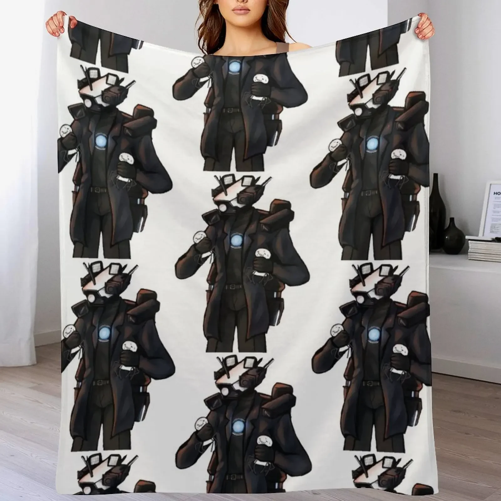 

skibidi toilet(3) Throw Blanket Beach Thins funny gift Sofa Blankets