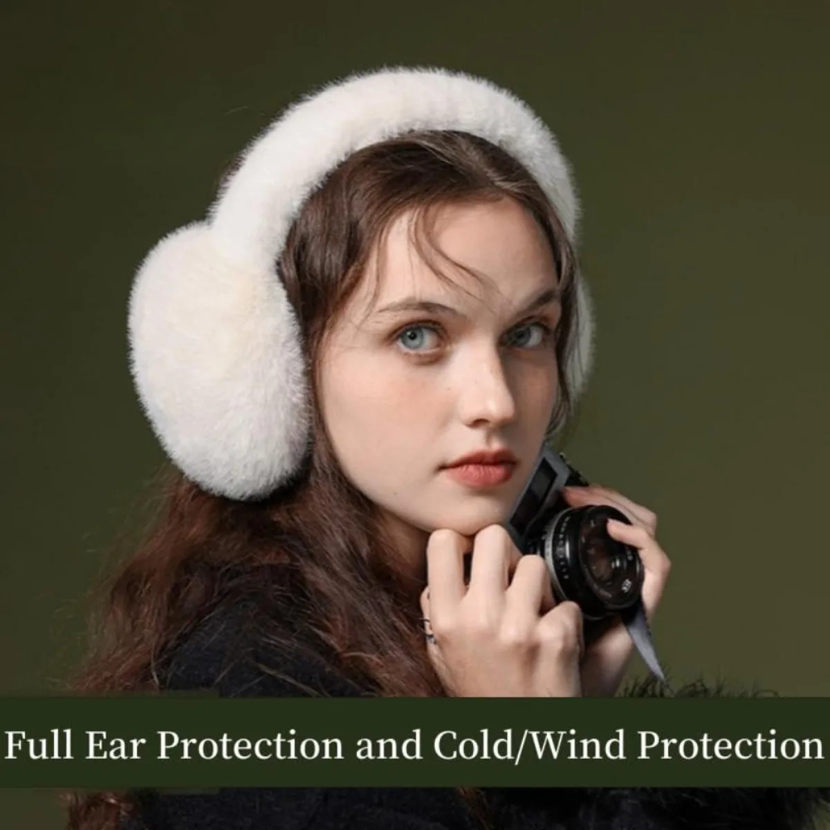 غطاء للأذن لفصل الشتاء يفشل الأذن القابلة للطي للنساء والرجال والفتيات غطاء للأذنين الناعم للطقس البارد لتدفئة الأذن عقال إكسسوارات الشتاء