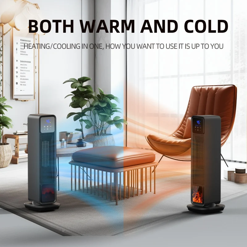 Electronic Wall-Mounted Heater Quick Heating Electric Warmer Air Circulator Fan for Home Comfort And Energy Saving