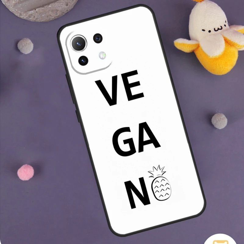 LOVE VEGGIE Vegetarian Quotes VEGAN Case For Xiaomi 13T 12T 11T Pro 13 14 Ultra 12 Lite POCO X6 M6 F5 F6 Pro X5 X3 F3 M5s Cover