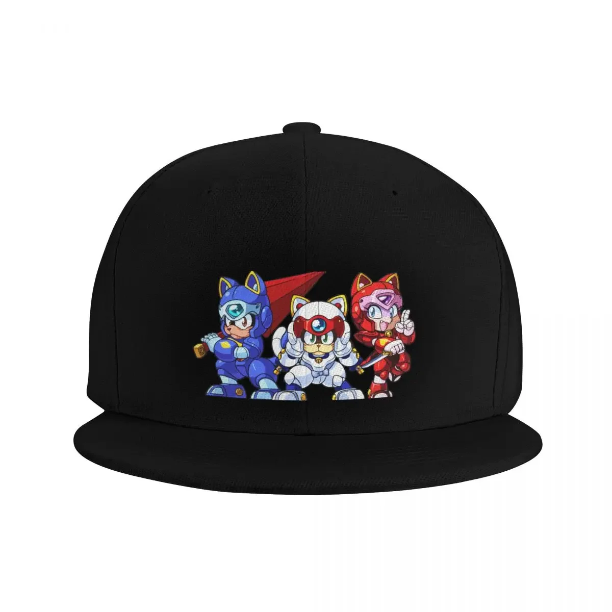 Samurai Pizza Cats Trio Baseball Cap Hood fishing hat Kids Hat Sunscreen Hats For Men Women's