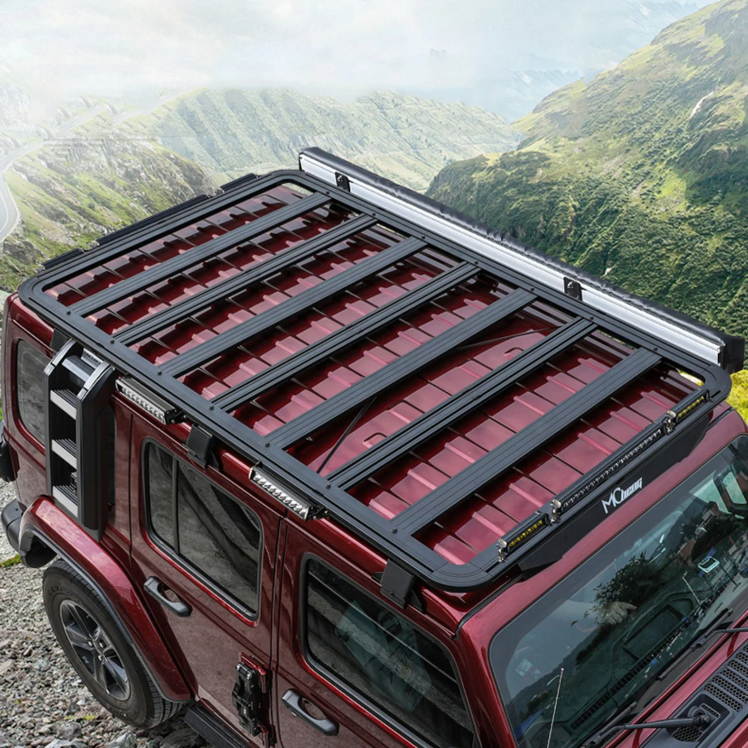 

4X4 Off Road Aluminum Alloy Roof Rack Platform Cargo Carrier Car Roof Racks Jeep Wrangler Rubicon Roof Rack