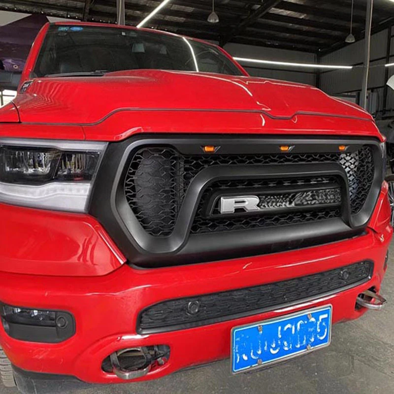 

Suitable for 2019-2024 Dodge Ram 1500 Modified Front Rebel Style Mesh Grille