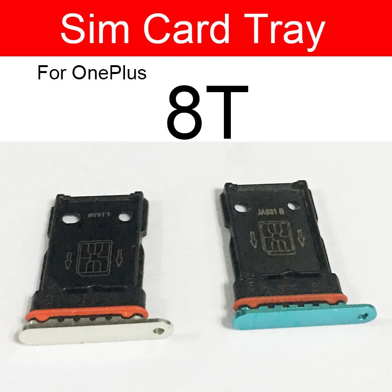 Sim Card Tray For Oneplus 1+ 8 Pro 8T 9 Pro 9R Sim Card Tary Holder Slot Socket Replacement Parts