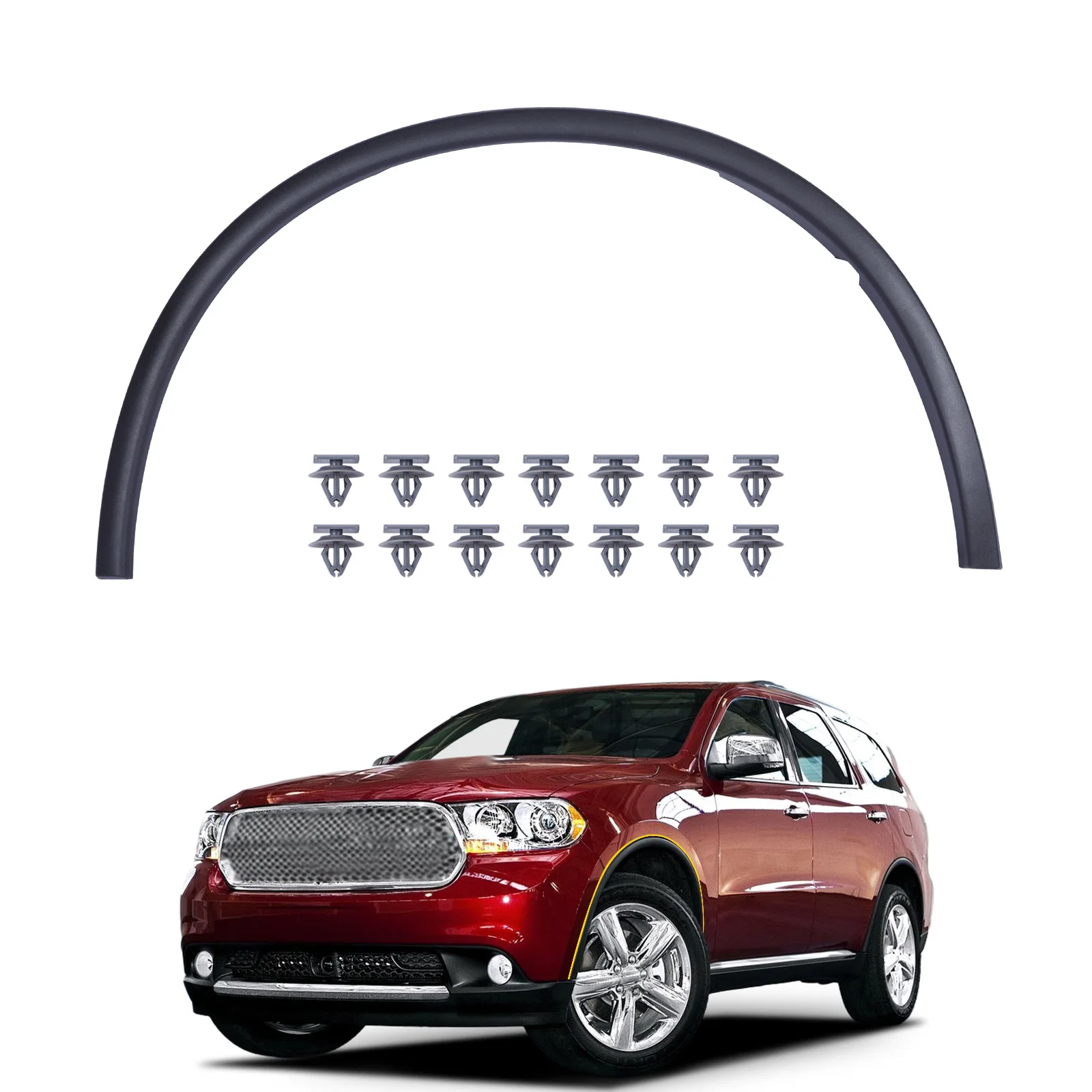 

Front Left Right Wheel Arch Trim Plastic For Dodge Durango 2011 2012 2013 2014 2015 2016 2017 2018 2019 2020