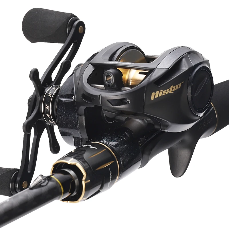 Best Selling Baitcasting Rod & Reel Combo - for Bass Fishing - Travel-Friendly, Rotary Reel - Portable, Durable, Smooth Casting