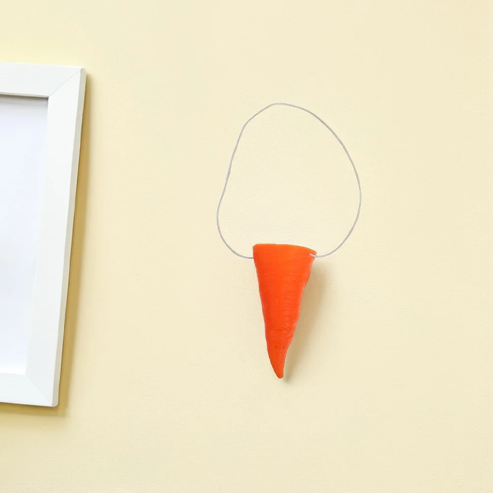 5 pezzi carota naso pupazzo di neve naso pagliaccio puntelli festa vestire costume accessori cosplay pupazzo di neve decorazione festival forniture