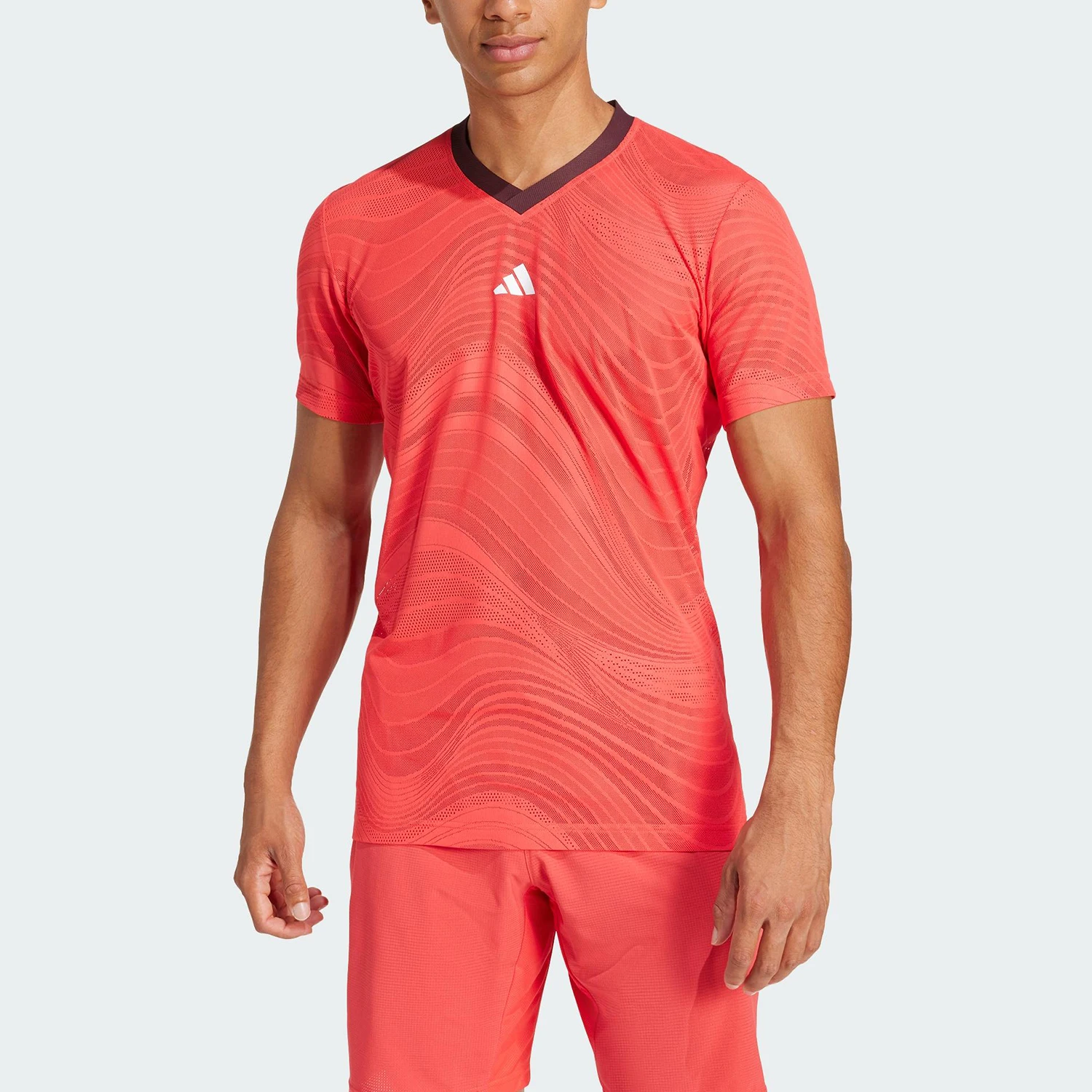 

Оригинальная летняя мужская дышащая свободная футболка Adidas с короткими рукавами для тренировок и фитнеса JD8633