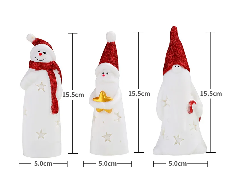 سانتا كلوز LED جو إبداعي ضوء الليل المفروشات المنزلية التصميم ضوء عيد الميلاد الديكور هدية الكريسماس