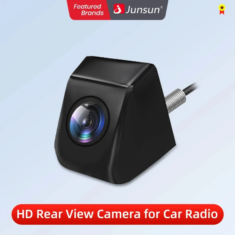 Caméra de recul de voiture Junsun AHD 720P Résolution étanche 140 ° Caméra de recul grand angle pour autoradio