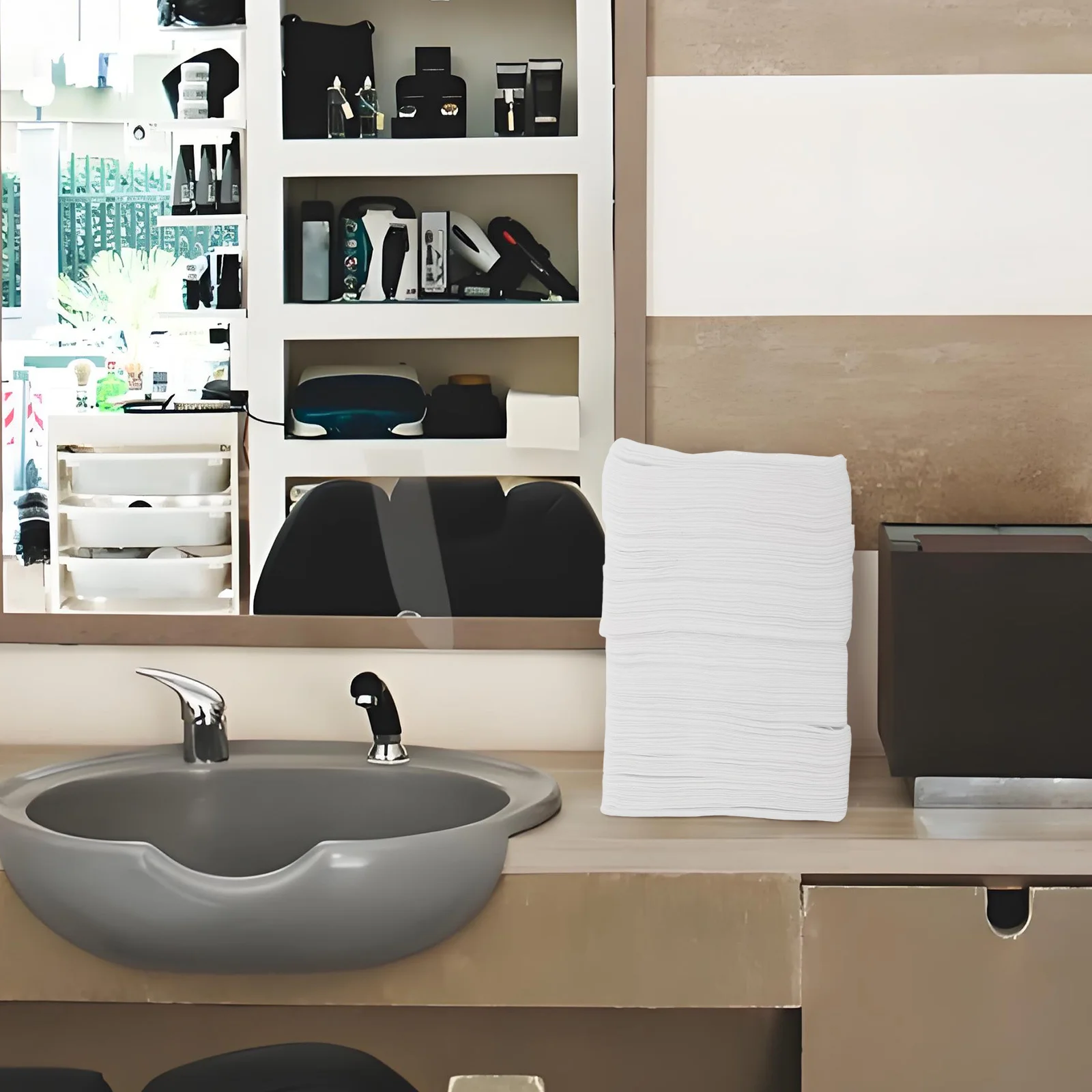 500 قطعة من وسادات قطنية الوجه للنساء وسادات إزالة المكياج اللطيفة أدوات العناية بالبشرة القابلة للتمدد للتنظيف والتنغيم الحساسة #4