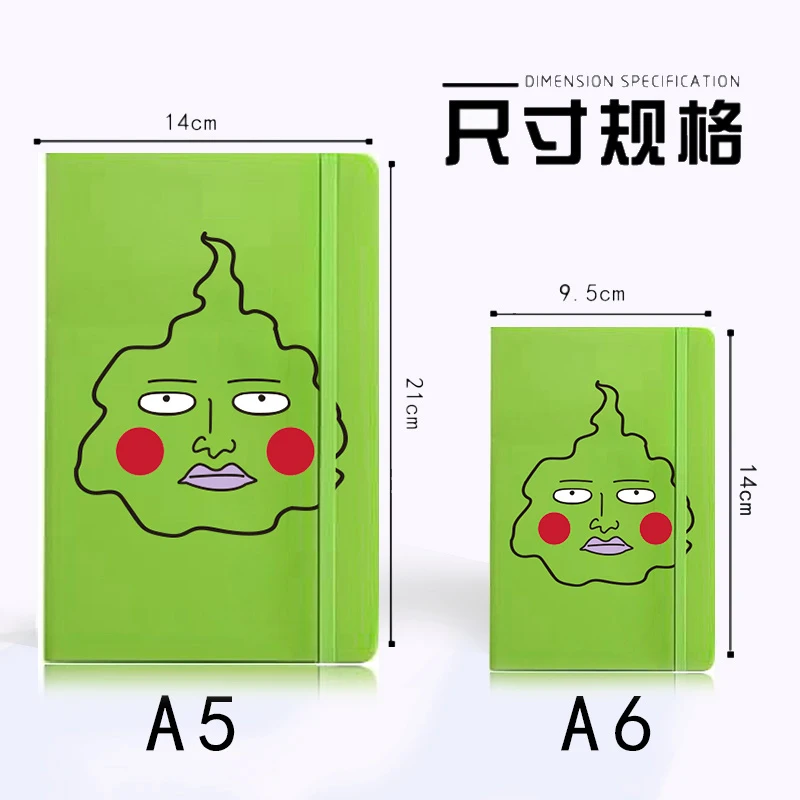 Anime Mob Psycho 100 Mobu Saiko Hyaku Dimple Cosplay Notepad Wordpad Cartoon Notebook Memo Pad Jotter Pocketbook Xmas Gift