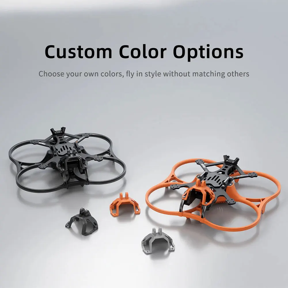Pièces de cadre GEPRC GEP-CL30 V3 adaptées à la série de drones Cinelog30 V3 pour les kits d'accessoires de remplacement de drones quadricoptères FPV RC DIY