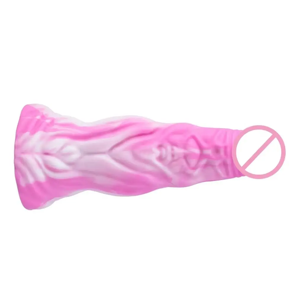 Colorful Fake Penis Realistic Animal Dildo Healthy Monster SM shaped insertion rod anal plug shaped silicone