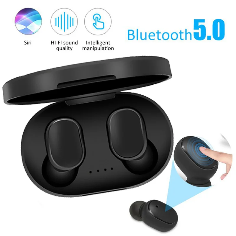 

A6S TWS Wireless Bluetooth Headphones Noise Cancelling Streo Headset With Microphones Wireless Earbuds For Android ios