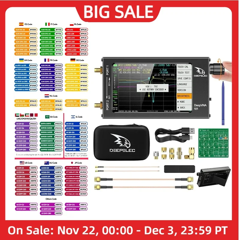 DeepVNA 101 Vector Network Analyzer 4.3 