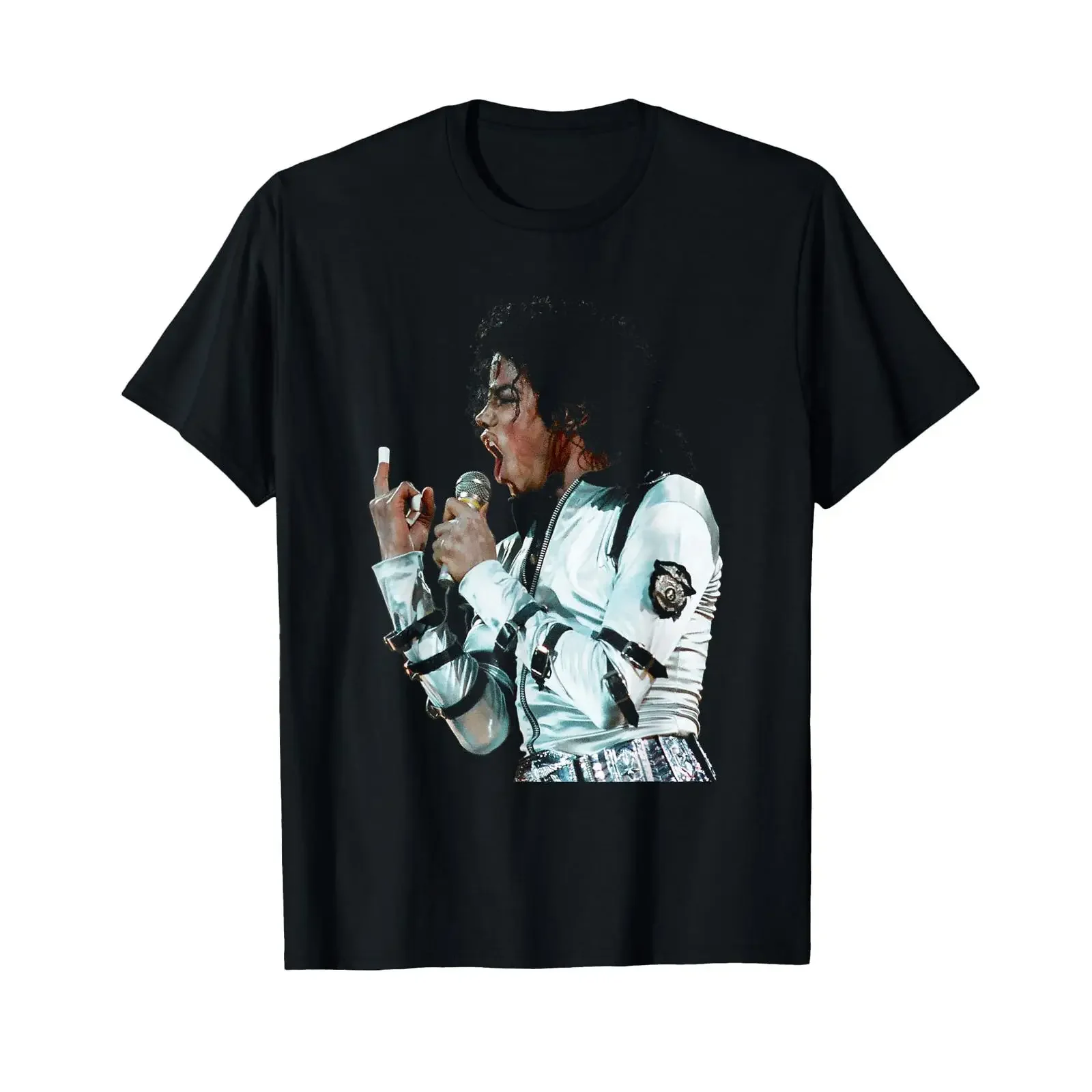 Michael Jackson Live Bad Tour Wembley 1988 T Shirt vintage Washed fashion Versatile Comfortable Slightly designer clothes