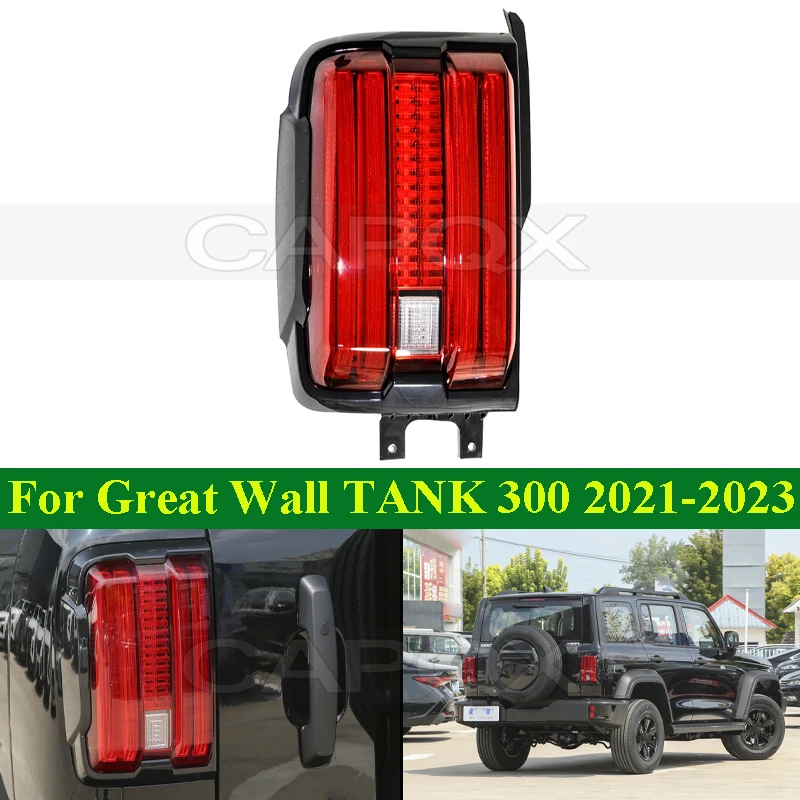 

CAPQX Rear Bumper Tail Light Lamp For Great Wall TANK 300 2021-2023 Taillight Taillamp Brake Light Car Light Stop lamp