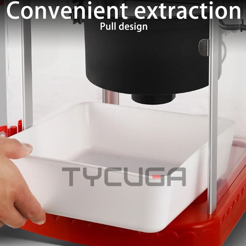 Automatische elektrische Popcornmaschine für gewerbliche und haushalt, kleine Mini-Popcornmaschine, Puffreismaschine, Snack-Ausrüstung für Stände