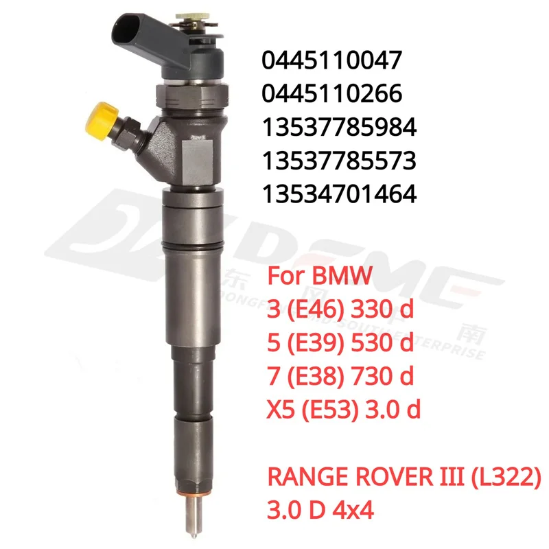 0445110047 13537785984 1353777573 New Diesel Fuel Injector Nozzle For E46 E39 E38 E53 330D 330Xd 530D 730D 3.0D