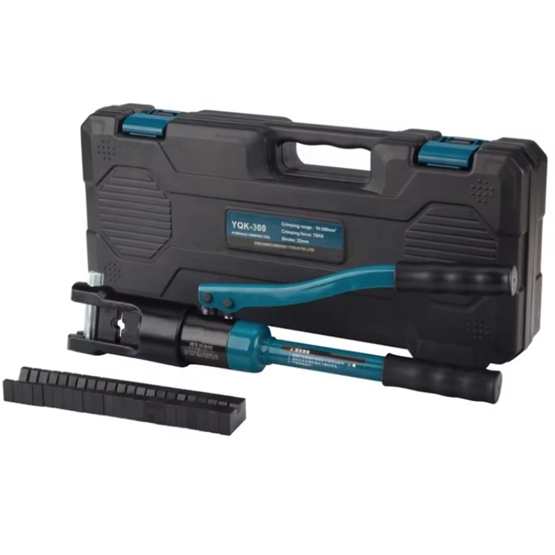 Professional hand-held hydraulic cable crimping tool