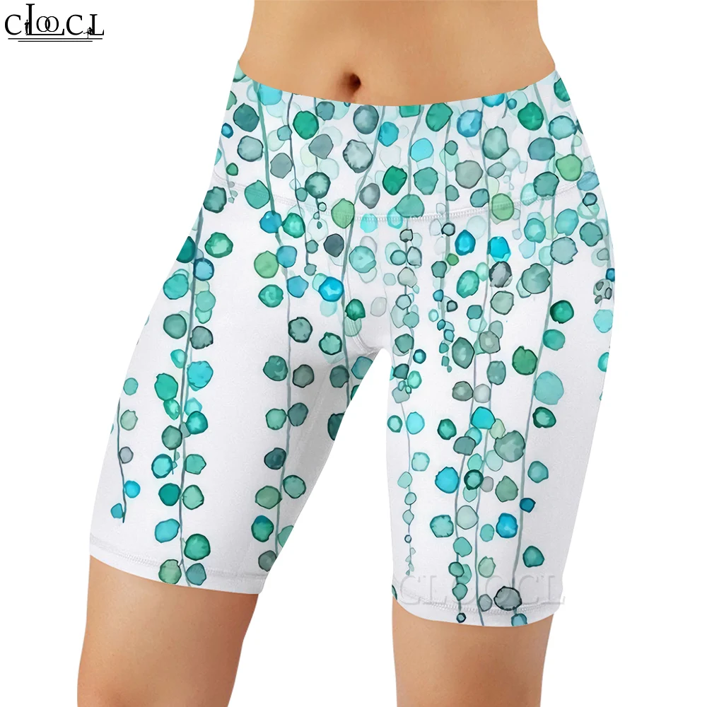 CLOOCL Women Legging Vintage Flower 3D Pattern Printed Shorts for Female Sexy Sweatpants High Waist Pants Leggings Fitness