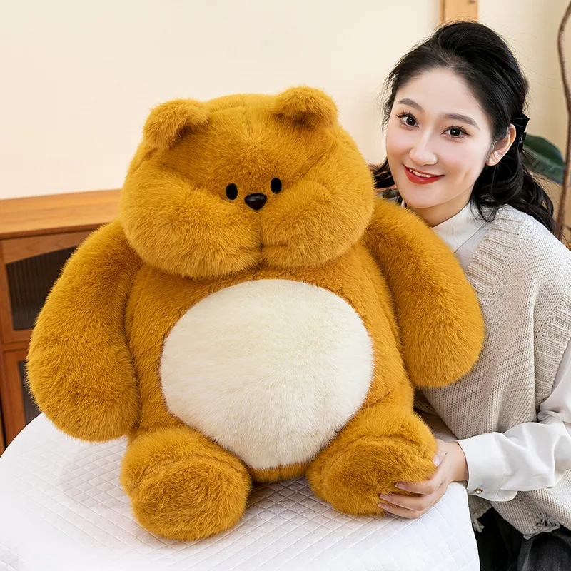 Cute Cartoon Dwen Dwen Bear Plush Doll Big Bear Toy Doll Children Couples Holiday Birthday Gifts Bedroom Sofa Decoration Pillow