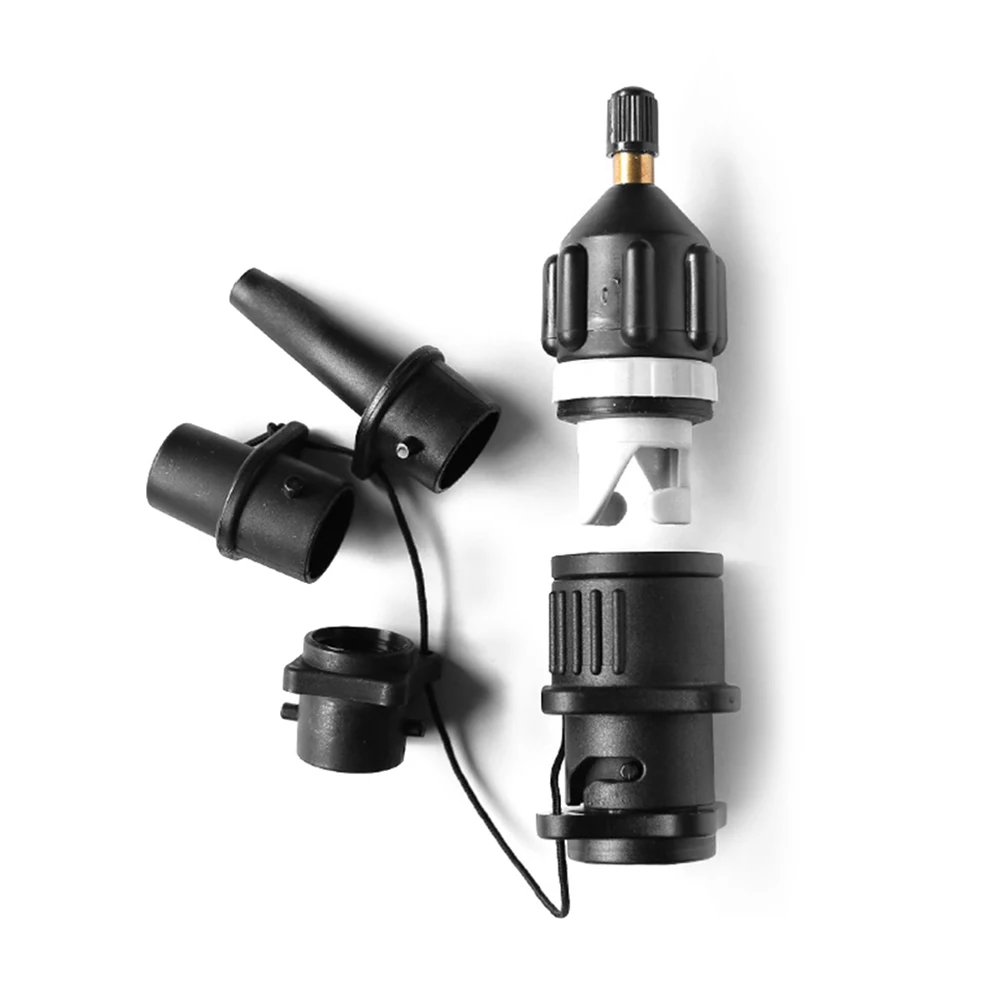 Kit d'adaptateurs de valve d'air multifonction pour planche de SUP, adaptateur de pompe gonflable, kit combiné de connecteurs de pompe à valve d'air pour bateau à pagaie et kayak