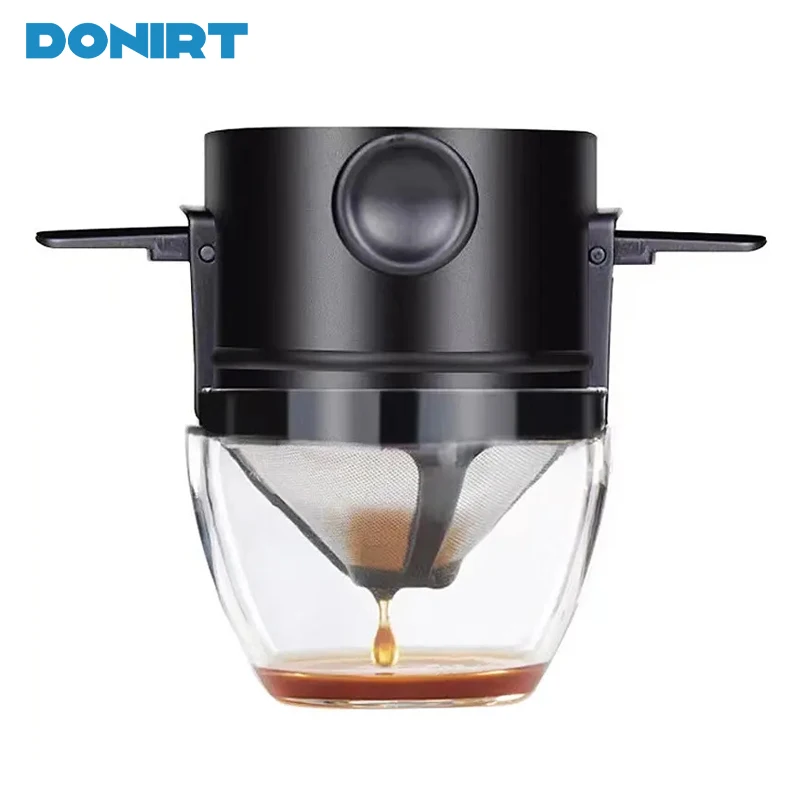 

Coffee Filter Portable Reusable Funnel Tea Infuser Stainless Steel Drip Coffee Tea Dripper for Home Office Outdoor Coffee Maker