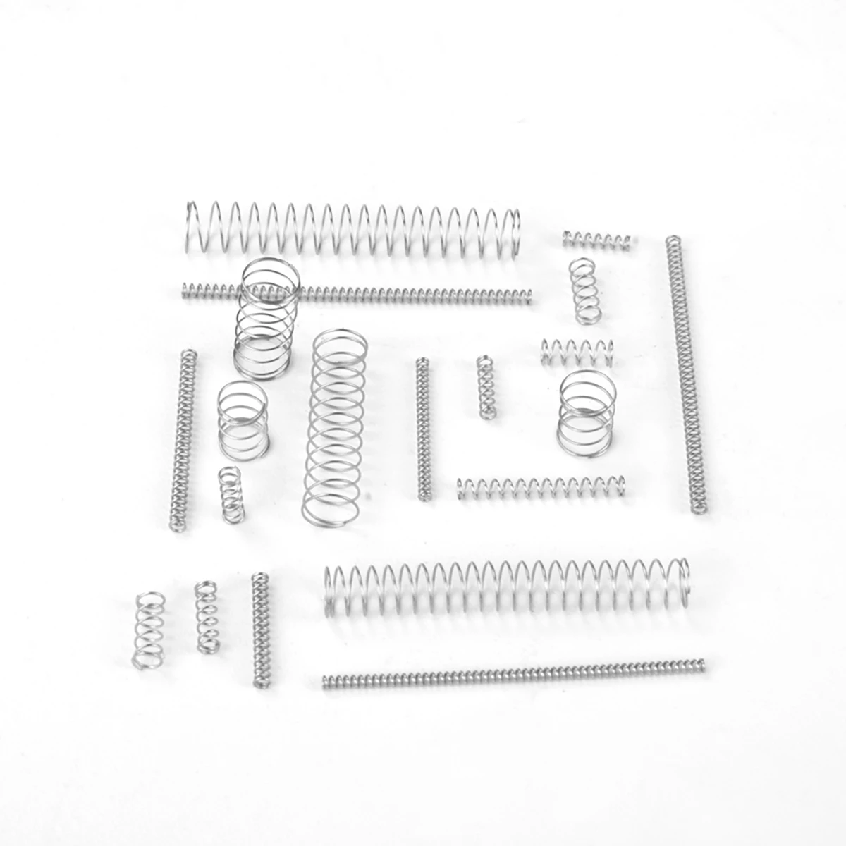 10pcs 0.2mm Stainless Steel Micro Compression Spring Repair Small Compressed Pressure Rotor Return OD 1.5 2 2.5 3 4mm L 5-50mm