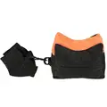 Black with orange