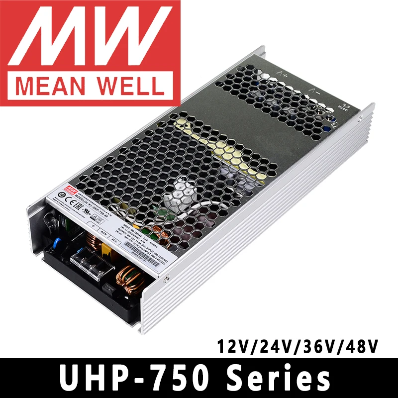 Imagem -05 - Meanwell Well-série Uhp Led Meanwell Power Fanless Redunda Uhp200 350 500 750 1000 1500 25003.3v 4.2v 5v 12v 15v 24v 36v 48v 55v