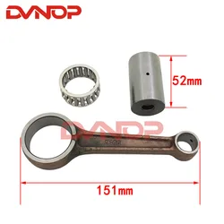 Motorcycle GS200 QM200GY DR200 crankshaft connecting rod for Suzuki 200cc GS DR QM 200 con rod with needle bearing