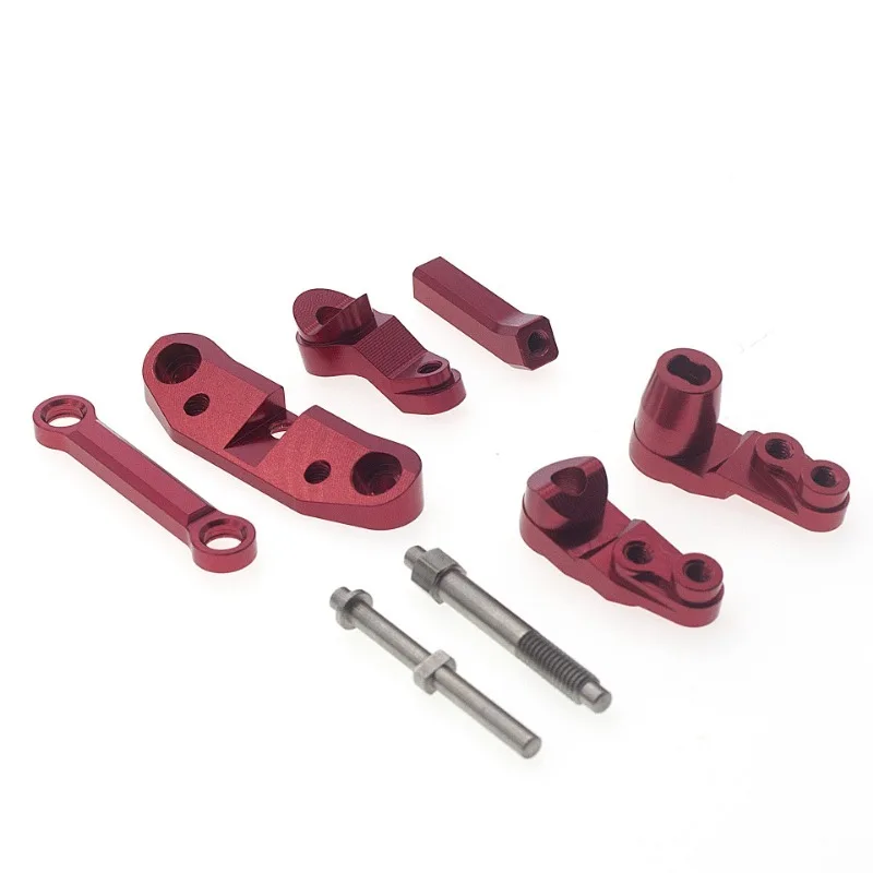 Kit de montagem de grupo de direção para 1/10 Losi 22S 2WD SCT escovado unidade traseira cartão curto peças de atualização de metal