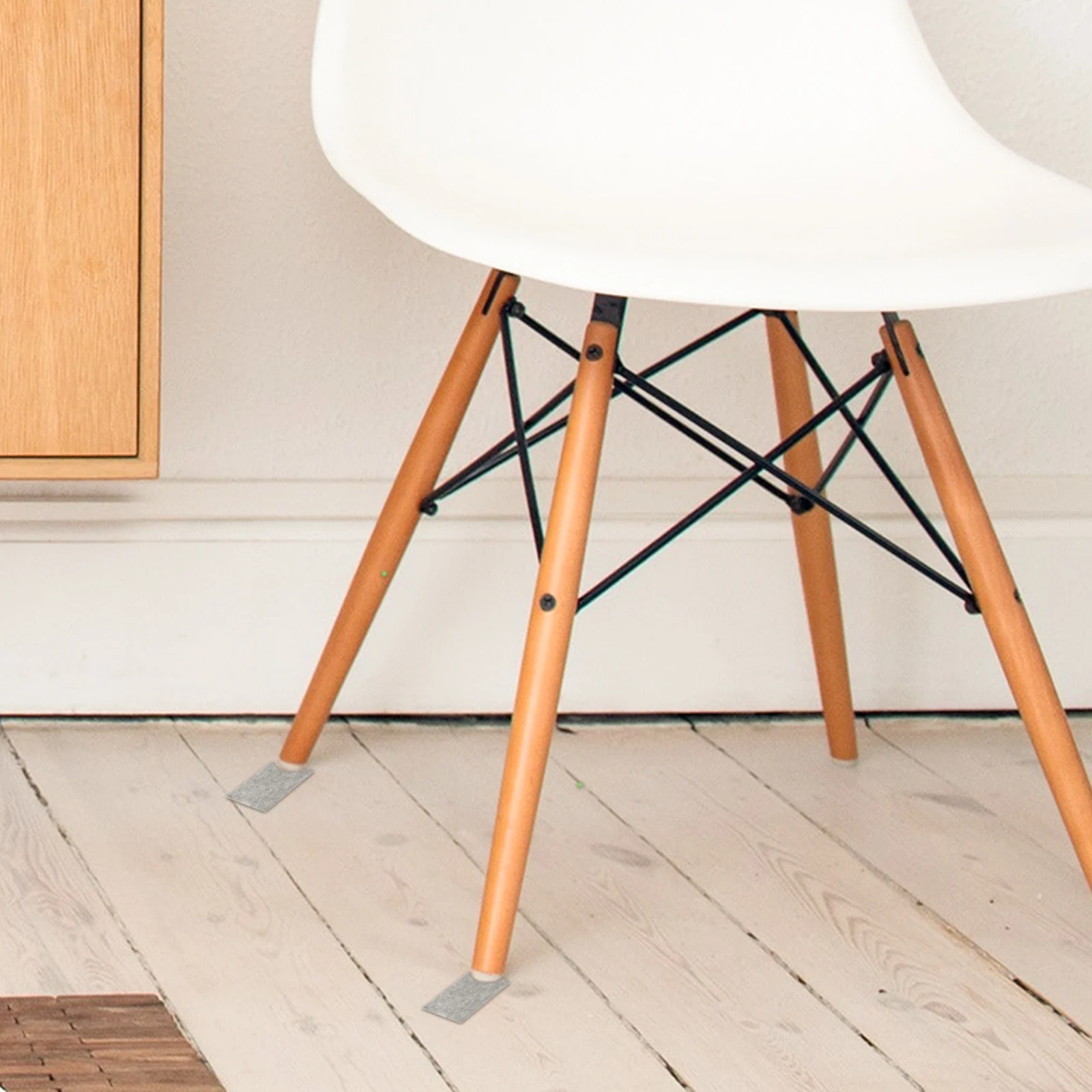 

1 Roll Self Adhesive Felt Pads For Furniture Floor Protectors Cuttable Anti-Slip Chair Leg Mats Felt Tape For Hardwood Floors