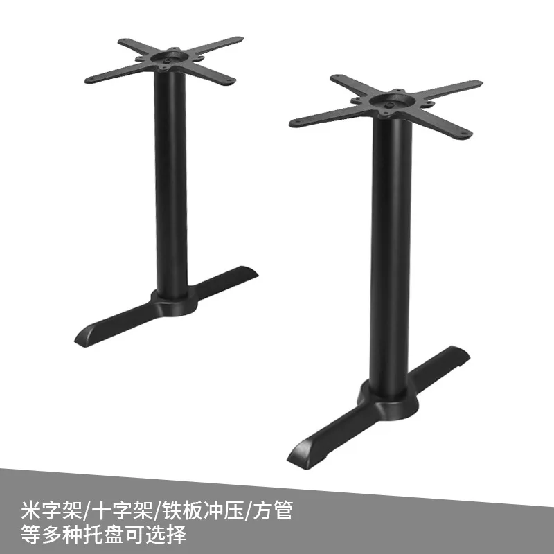 Dining table foot restaurant square long with rock slab countertop dining support column simple desk foot legs