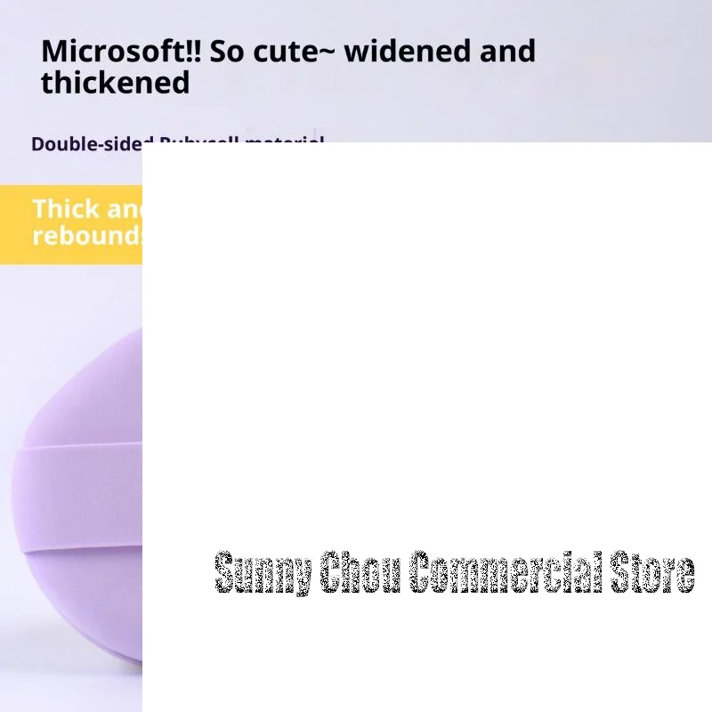 Éponge de fond de teint colorée en forme de larme, pour bouffées de poudre de fond de teint, ne mange pas de poudre, outils de maquillage, accessoires