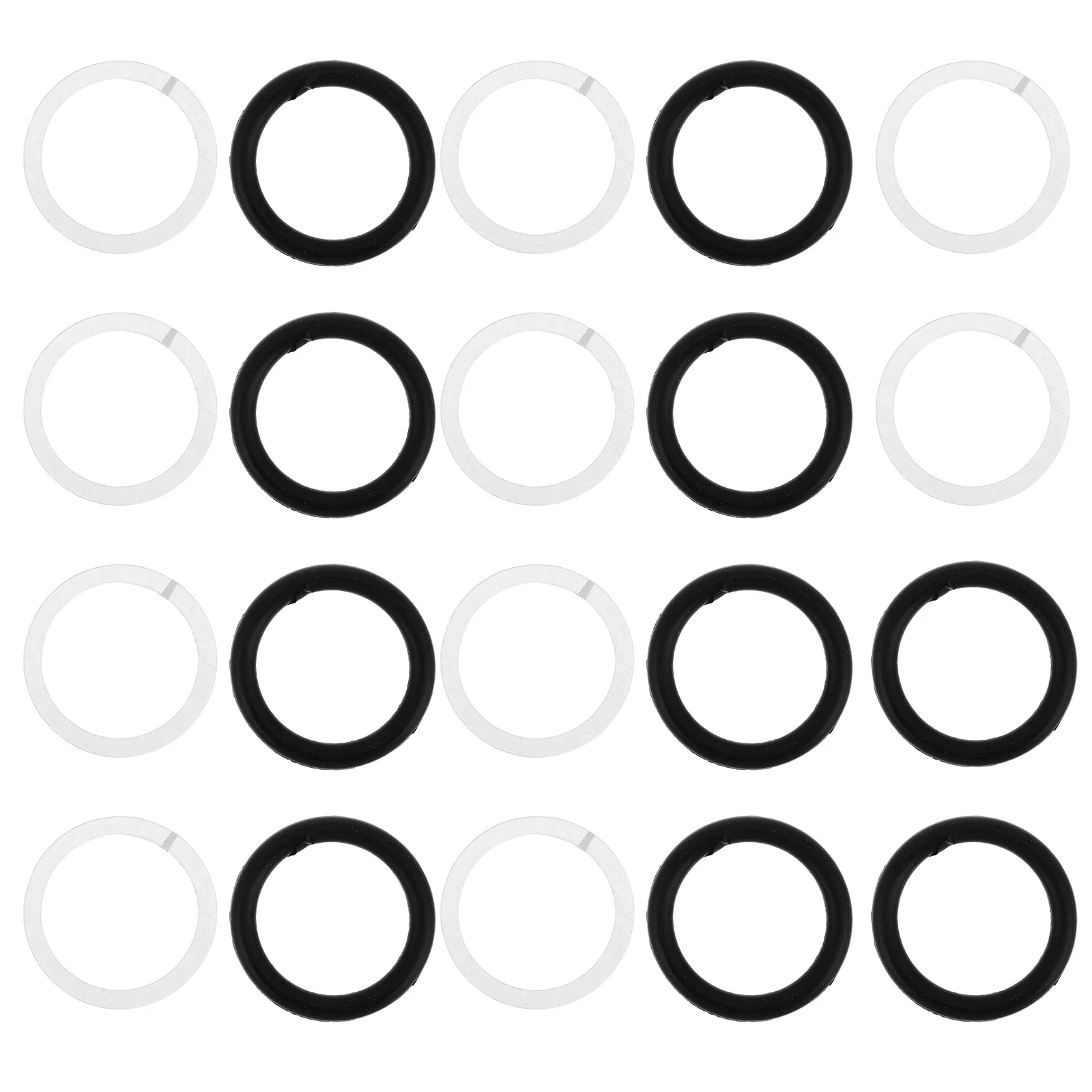 20 قطعة أختام الزيت جاك الهيدروليكية عالية الأداء استبدال الأختام لرافعات الأرضية طقم تصليح مقاومة للاهتراء طوقا النفط الختم