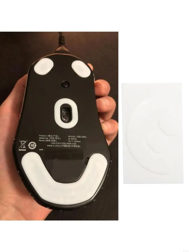 

Games ICE Version Mouse Skates Feet for 3 Mouse Glides White Mouse Pad