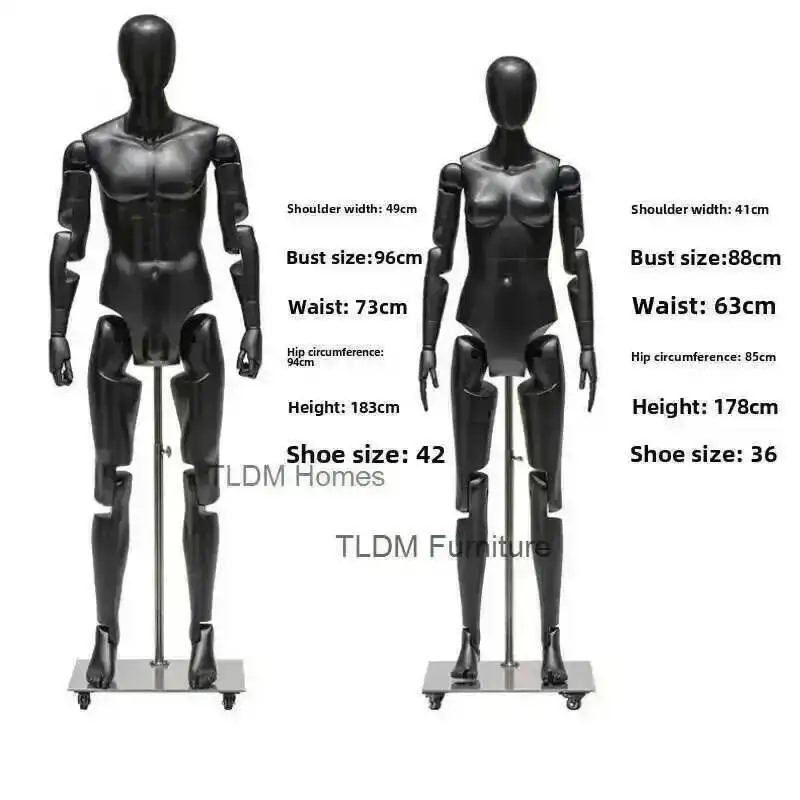 Display Luxury Full Body Mannequin Shopping Mall Mannequins for Clothing Shelf Store Model Props New Window Posture Dummy