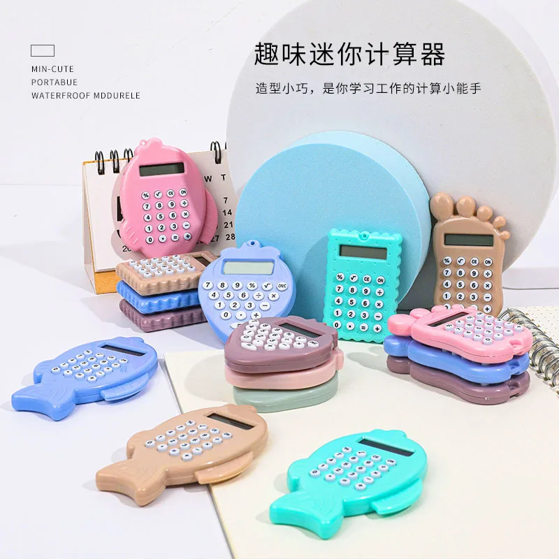 New Student Mini Electronic Calculator Candy Color Office Supplies Super Small Portable Cute Scientific Calculator