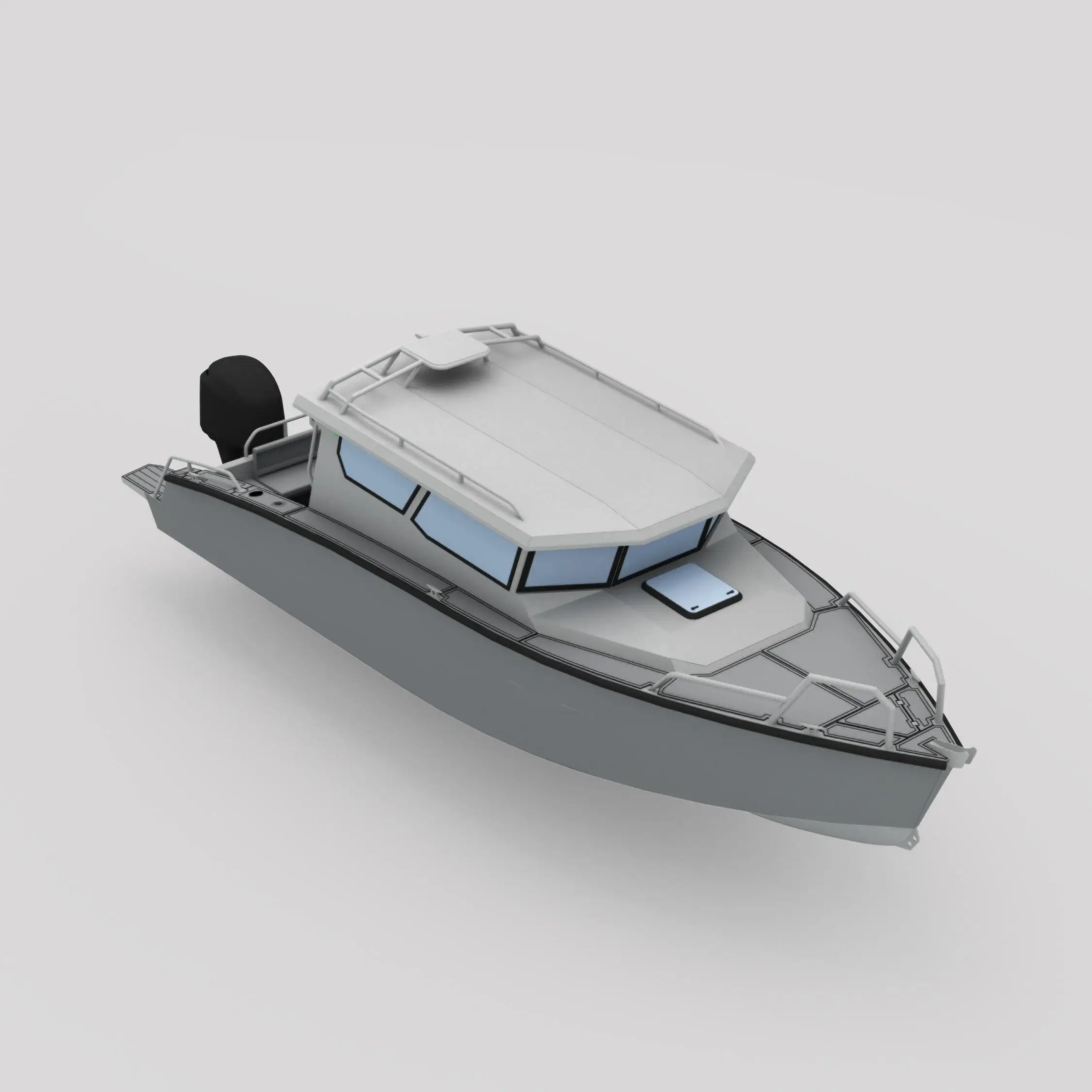 Aluminum Fishing Boat 8.4m New Model Aluminum Boat Cabin Boat for Sale