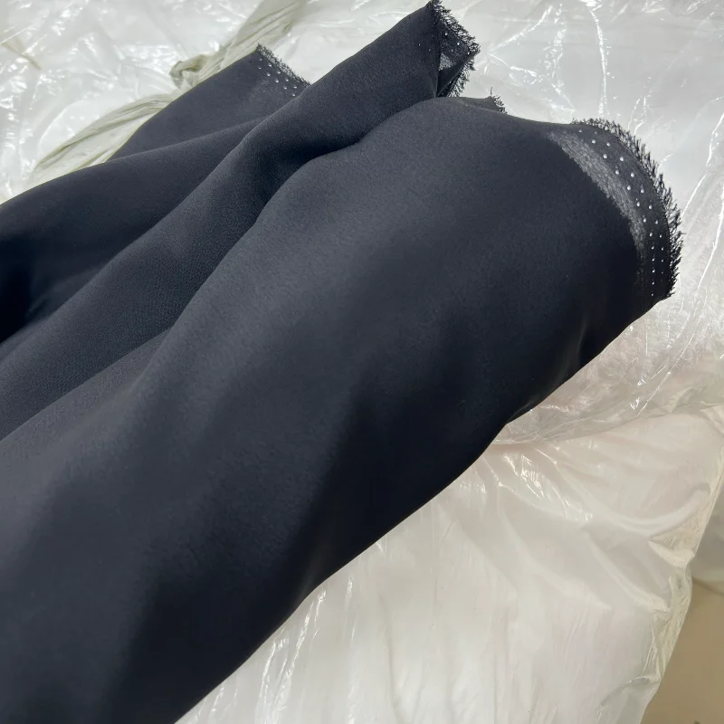 14MM Solid Silk Crepe De Chine Fabric for DIY Sewing Dress Shirt Pants Pajamas Lining Clothing Fashion Material Cloth