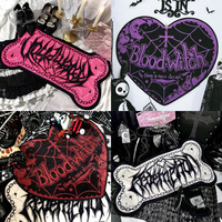 Creative Mat Gothic Bone Carpet Bedroom Anti Slip Doormat Living Room Rug Blood Witch Halloween Tapestry Wall Hanging Home Decor