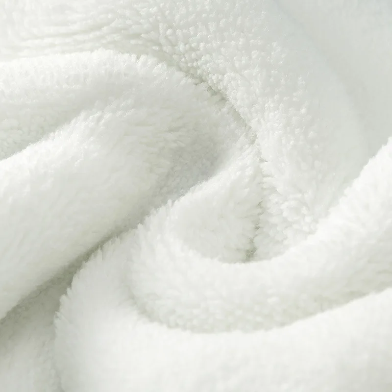 Dry Hair Cap Water-absorbing Thickened Quick-drying Double-layer Coral Fleece Satin Dry Hair Cap Women 65 * 25cm
