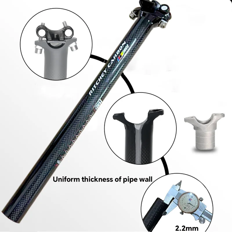 RITCHEY WCS Sattelstütze Carbon-Sattelstütze Fahrradsitzrohr 27,2 30,8 31,6* 350/400mm Fahrradsattelstütze – Detail 2