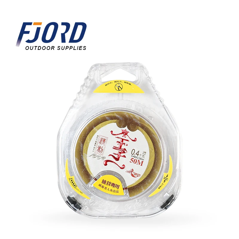 FJORD 50m Fishing Wire Nylon Elastic Fishing Thread Pescuit Monofilament Fishing Line Thread Accessories Tools Articles Stuff