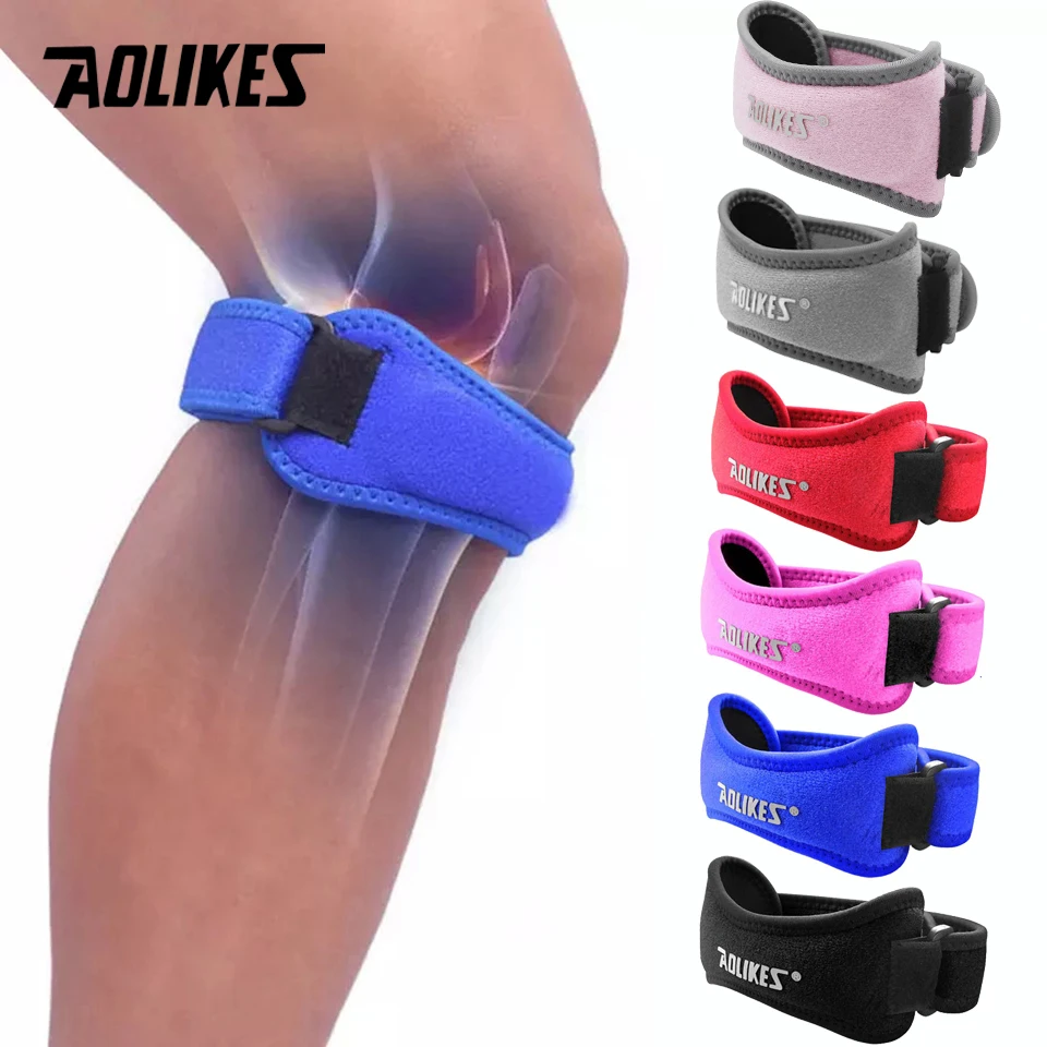 AOLIKES Patellar Tendon Support Strap,Knee Pain Relief & Patella Stabilizer Knee Strap,knee Support for Running,Weightlifting