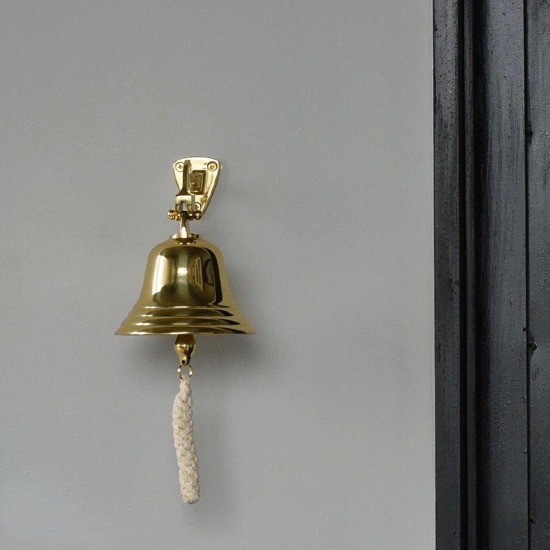 Brass Bell Vintage Doorbell Wall Hanging Bell Sopraporta